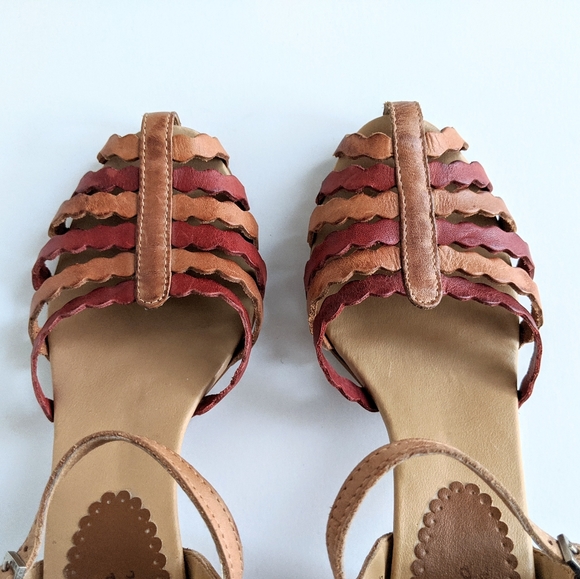 🇧🇷 Passofino Strappy Leather Sandals Made In Brazil - Picture 6 of 6
